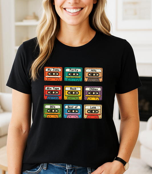 🎶 Mix Tape T-Shirt – Vintage Vibes, Old School Style 🎶 - The Southern Yankee