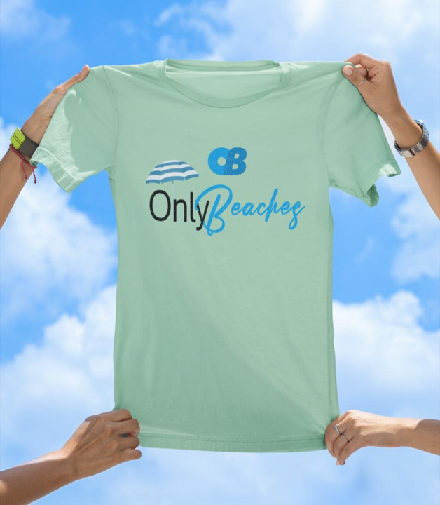Only Beaches T-Shirt | Funny Beach Lover Vacation Tee - The Southern Yankee