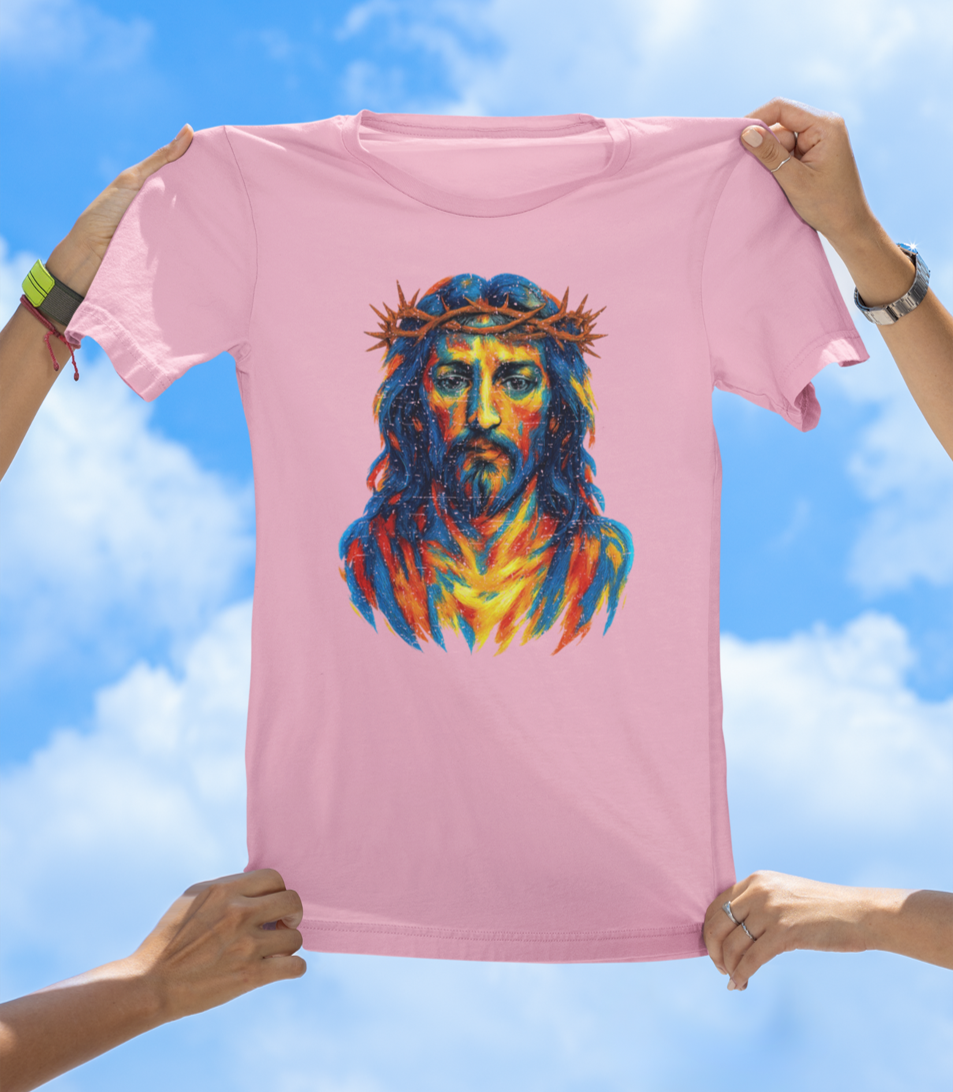 Painted Jesus T-Shirt – Faith Meets Art - The Southern Yankee