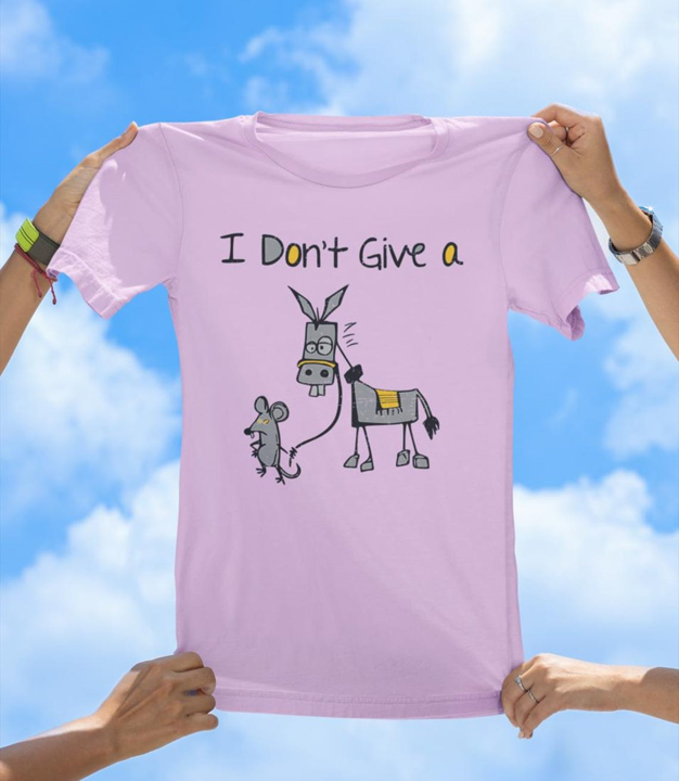 I Don’t Give a Rat’s Ass T-Shirt | Funny Cartoon Animal Pun Tee - The Southern Yankee