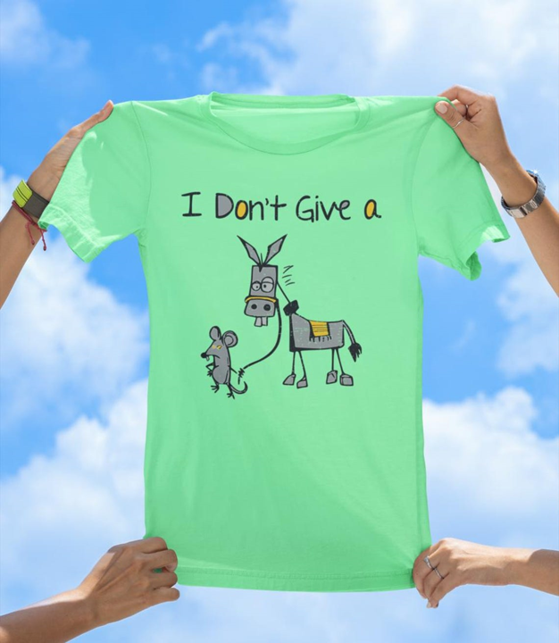 I Don’t Give a Rat’s Ass T-Shirt | Funny Cartoon Animal Pun Tee - The Southern Yankee