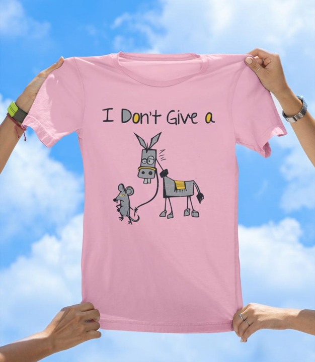 I Don’t Give a Rat’s Ass T-Shirt | Funny Cartoon Animal Pun Tee - The Southern Yankee