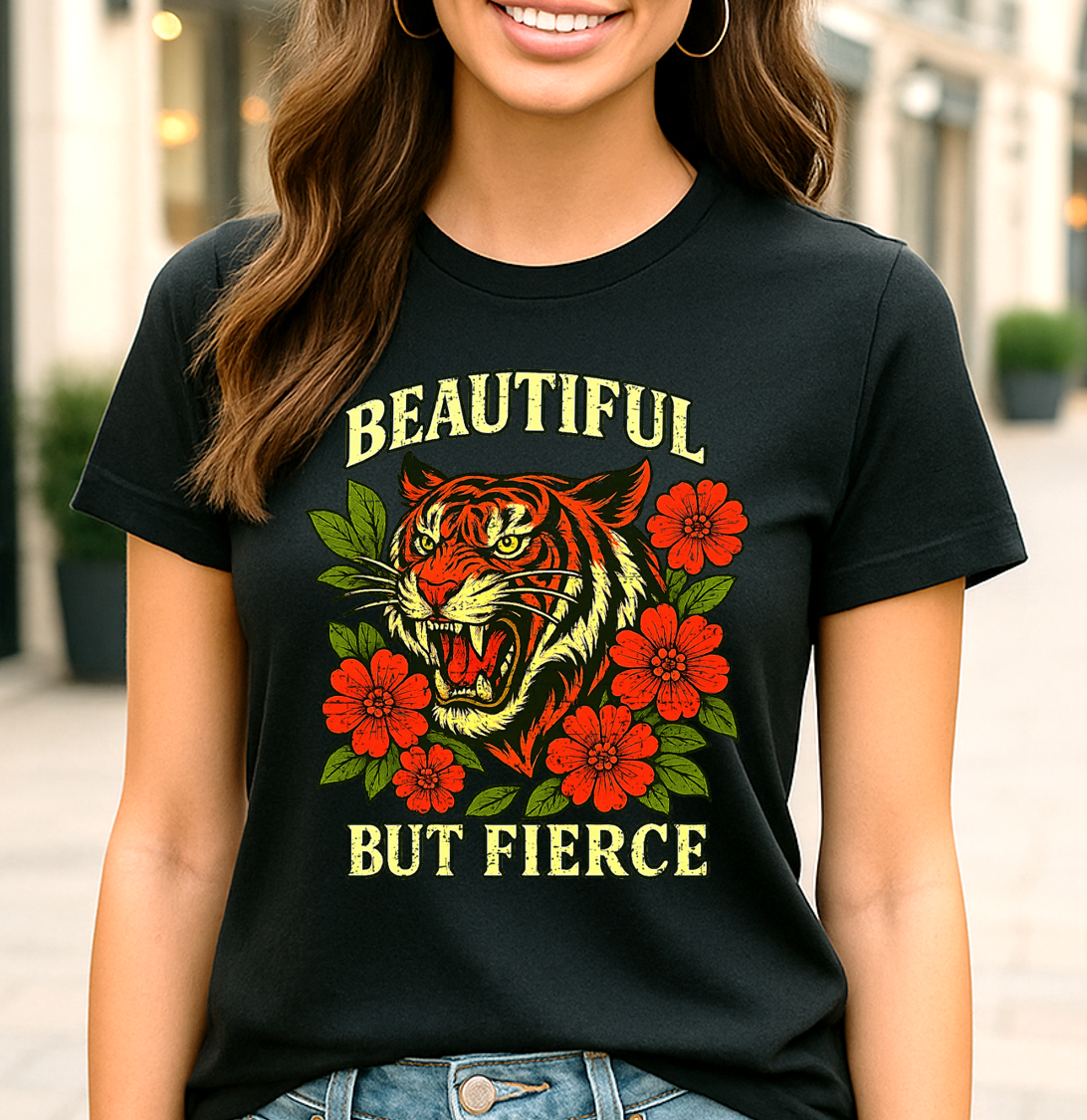 Beautiful But Fierce T-Shirt – Pretty with a Punch - The Southern Yankee