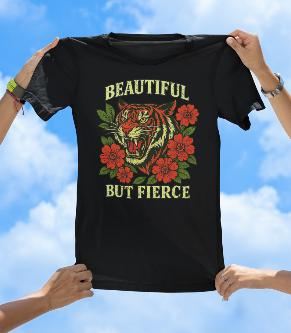 Beautiful But Fierce T-Shirt – Pretty with a Punch - The Southern Yankee