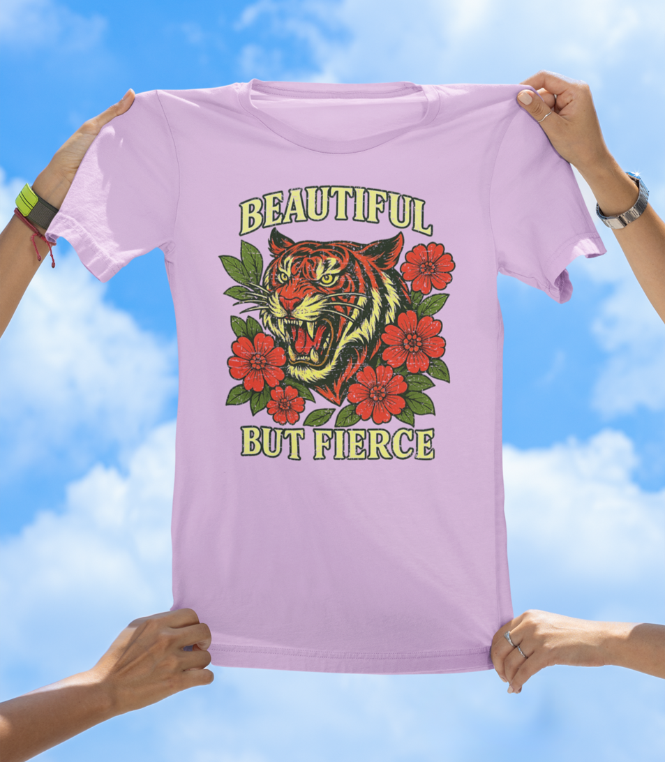 Beautiful But Fierce T-Shirt – Pretty with a Punch - The Southern Yankee