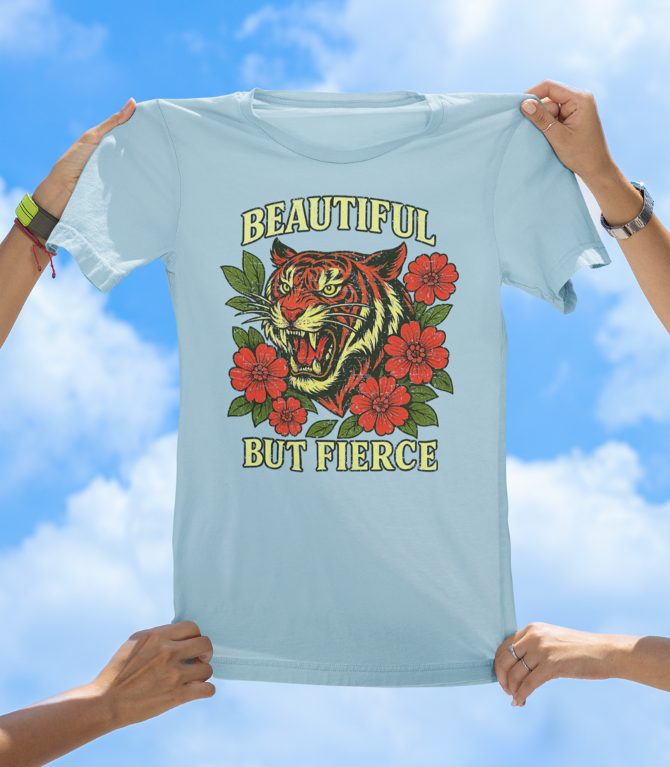 Beautiful But Fierce T-Shirt – Pretty with a Punch - The Southern Yankee