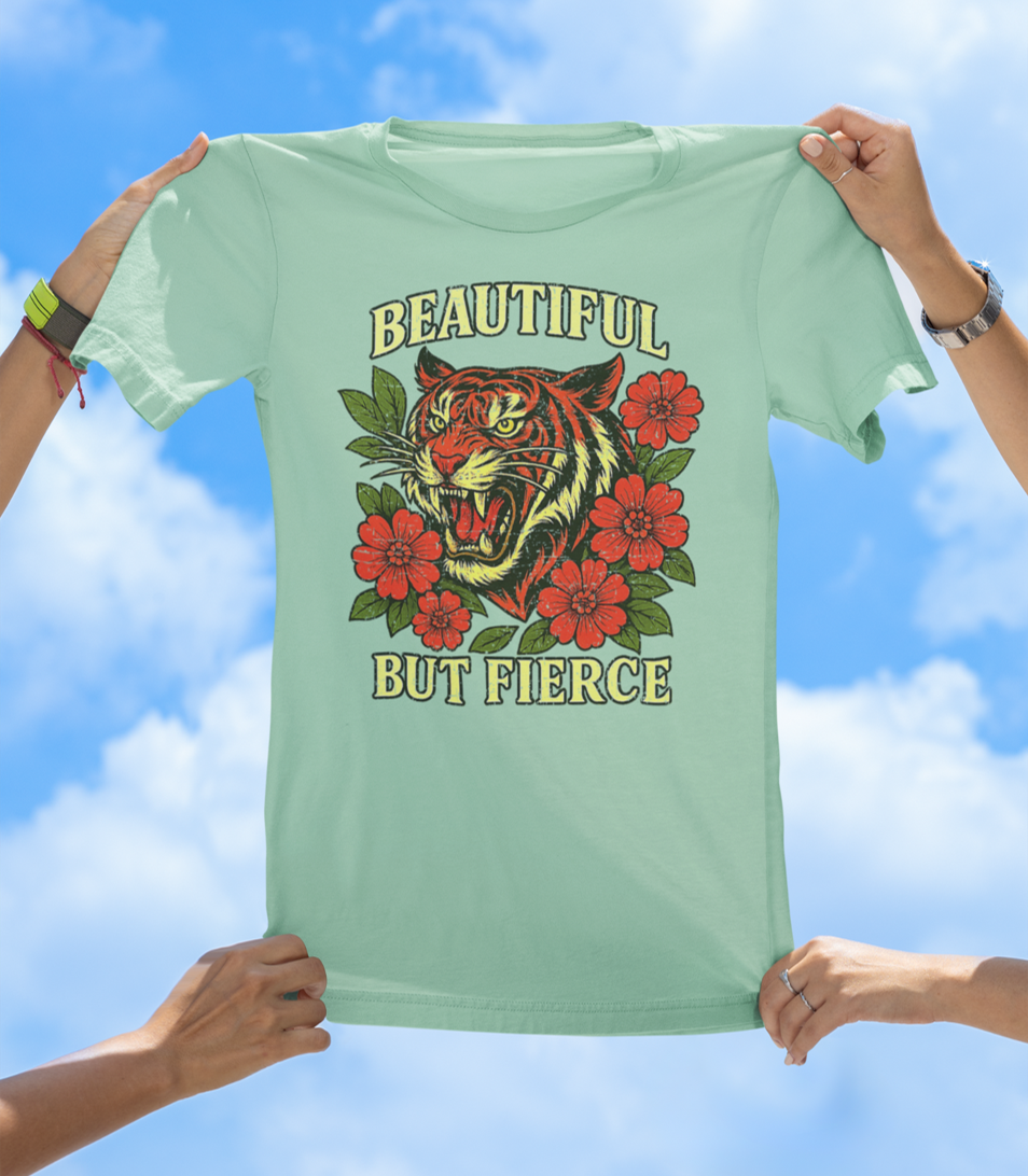 Beautiful But Fierce T-Shirt – Pretty with a Punch - The Southern Yankee