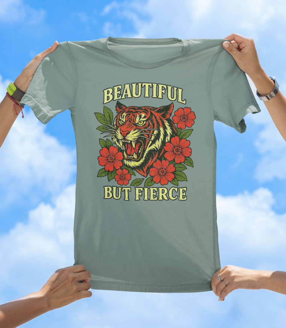 Beautiful But Fierce T-Shirt – Pretty with a Punch - The Southern Yankee