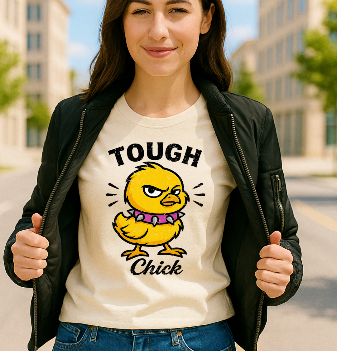 Tough Chick Graphic T-Shirt | Sassy Cute Chick Graphic Tee - The Southern Yankee