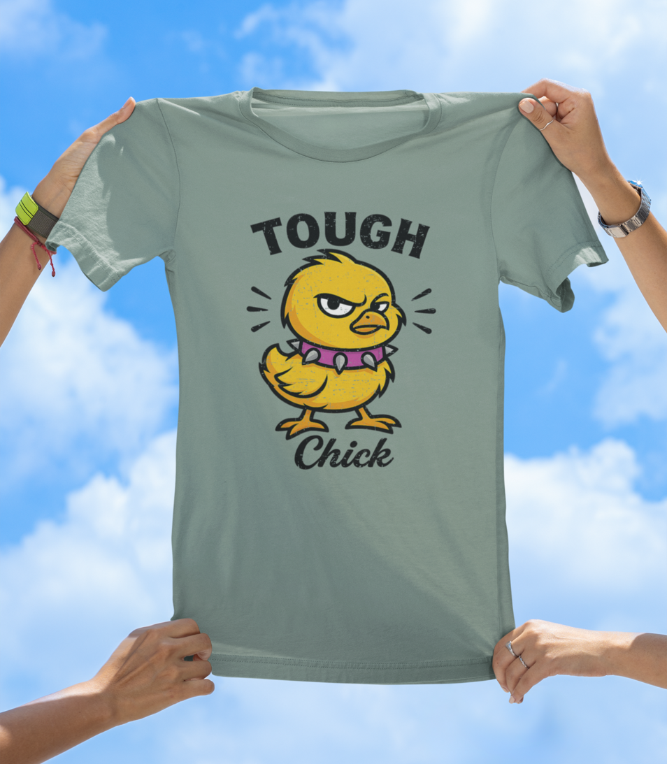 Tough Chick Graphic T-Shirt | Sassy Cute Chick Graphic Tee - The Southern Yankee