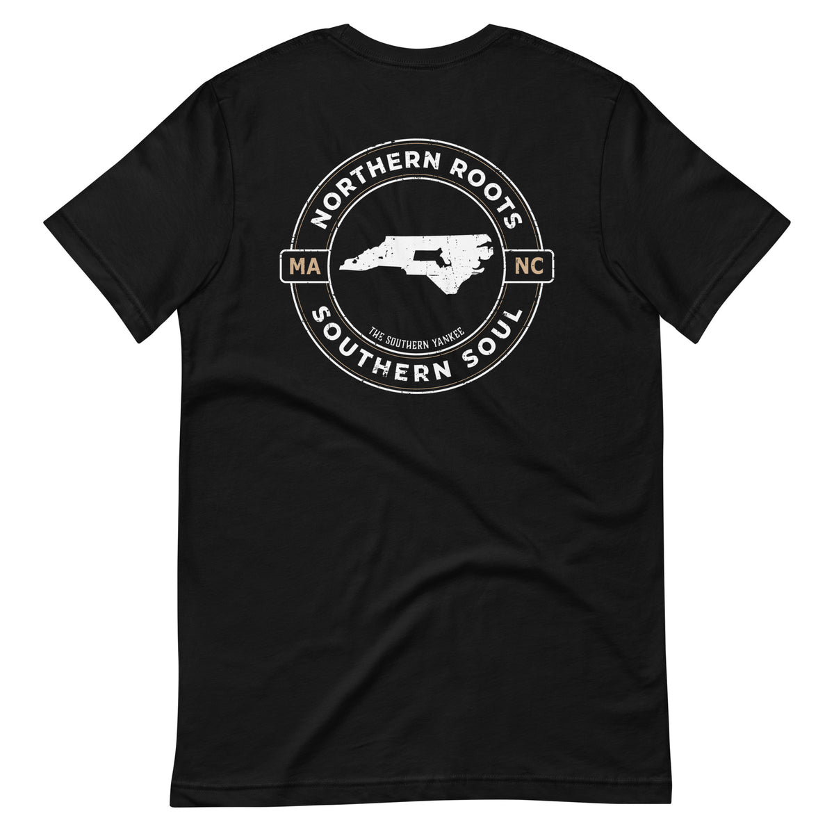 North Carolina with Massachusetts Roots Tee - The Southern Yankee