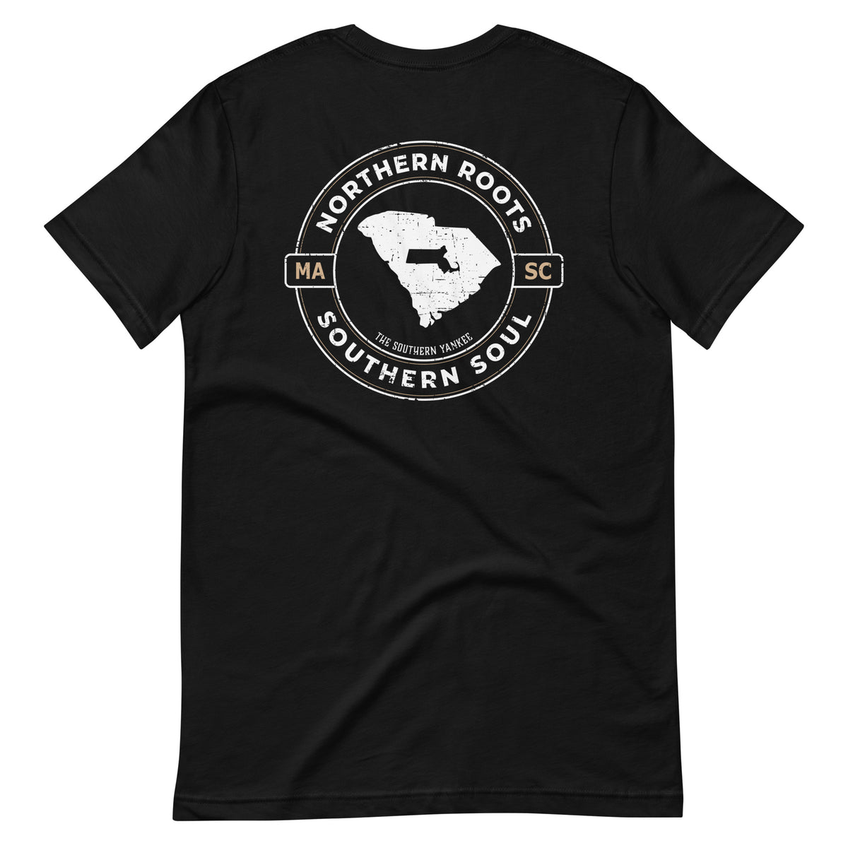 South Carolina with Massachusetts Roots Tee - The Southern Yankee
