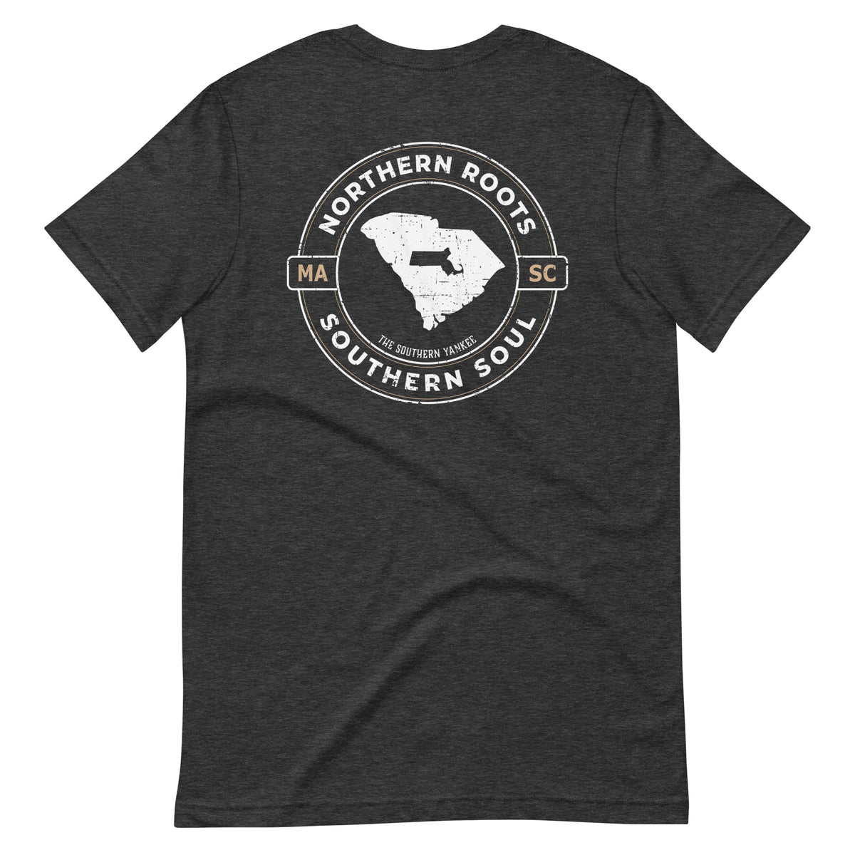 South Carolina with Massachusetts Roots Tee - The Southern Yankee