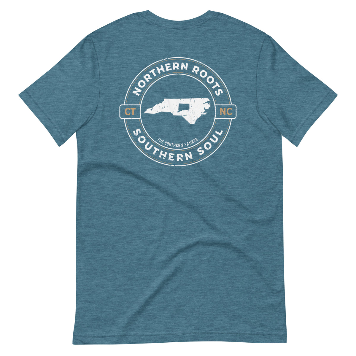 North Carolina with Connecticut Roots Tee - The Southern Yankee