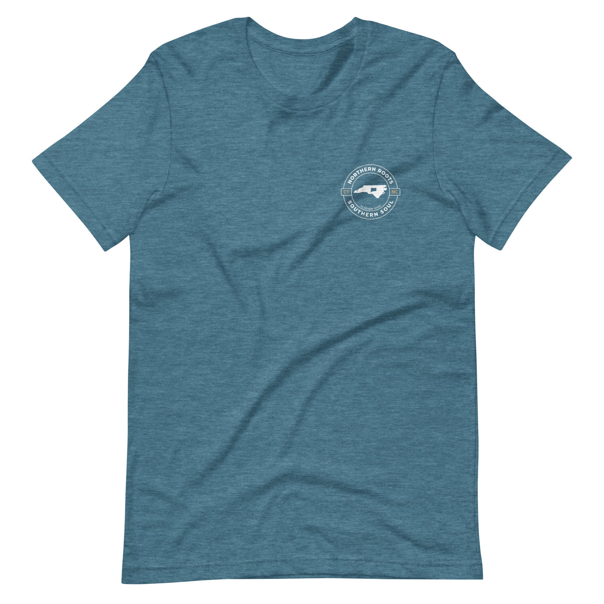 North Carolina with Connecticut Roots Tee - The Southern Yankee