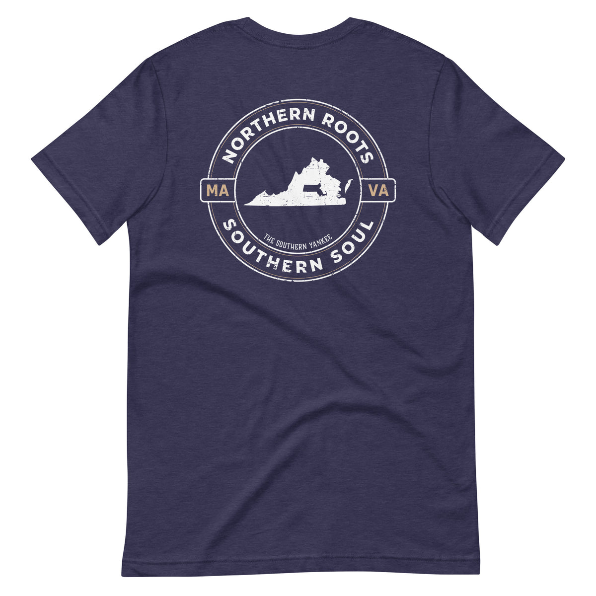 Virginia with Massachusetts Roots Tee - The Southern Yankee