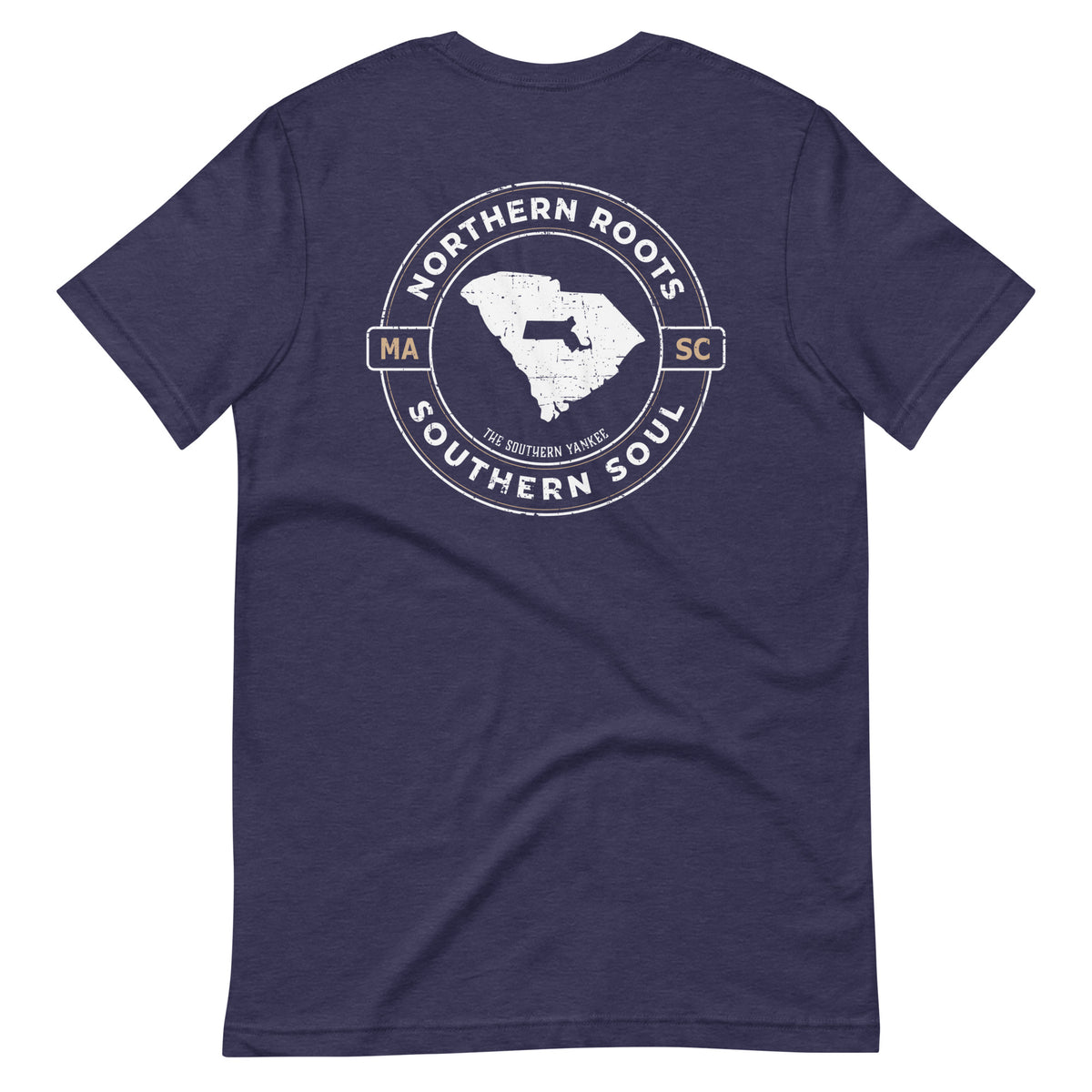 South Carolina with Massachusetts Roots Tee - The Southern Yankee