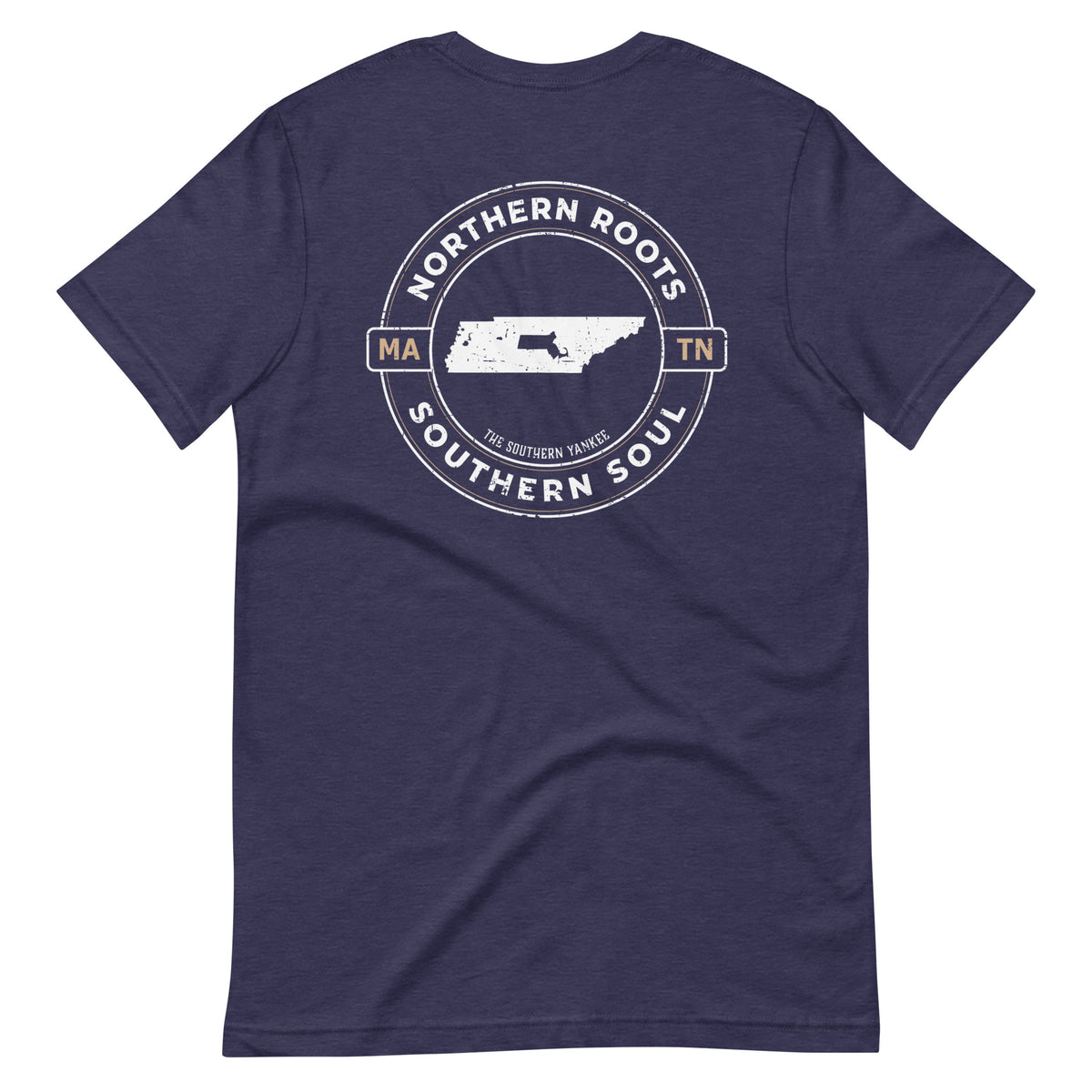 Tennessee with Massachusetts Roots Tee - The Southern Yankee