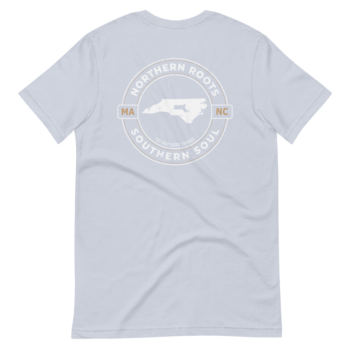 North Carolina with Massachusetts Roots Tee - The Southern Yankee