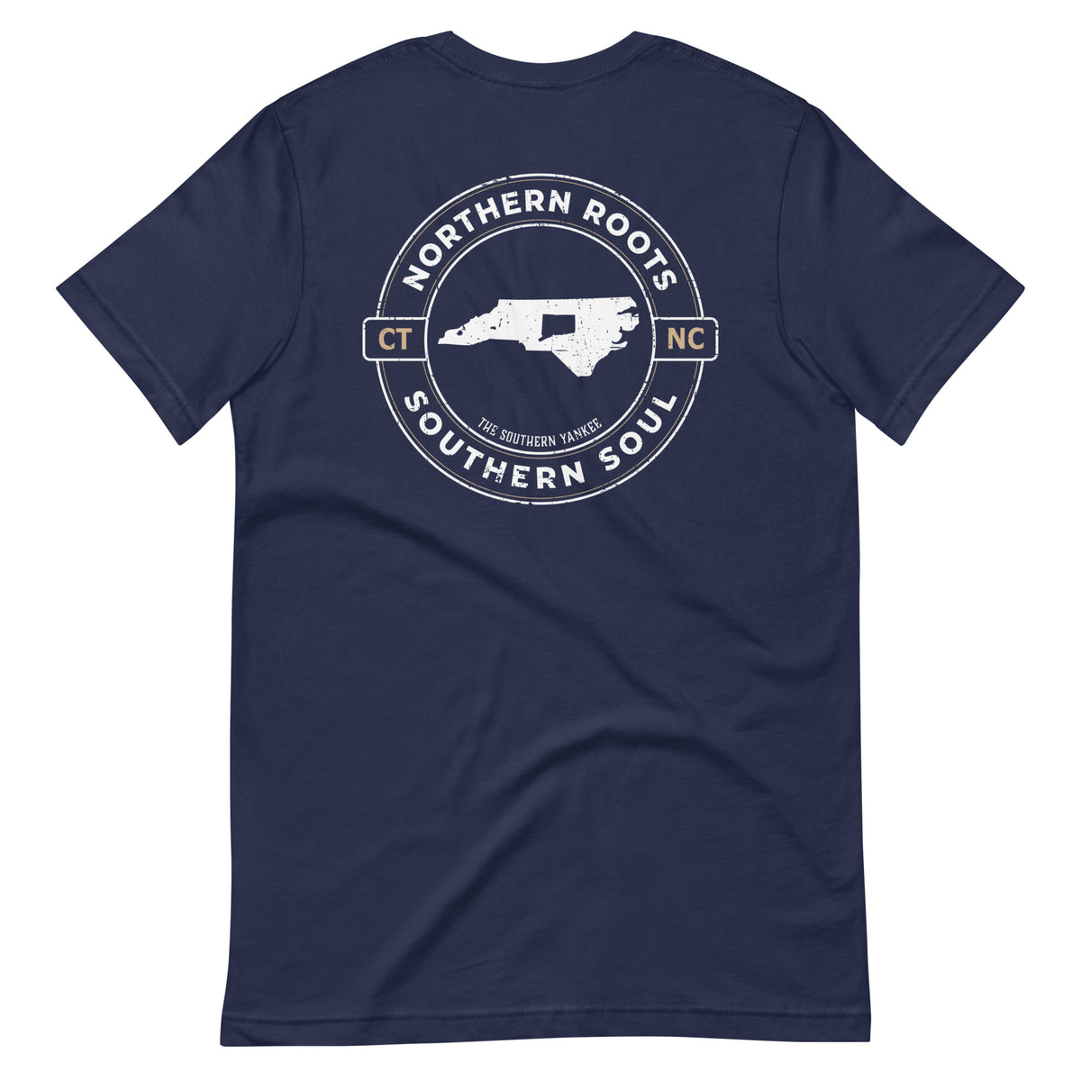 North Carolina with Connecticut Roots Tee - The Southern Yankee