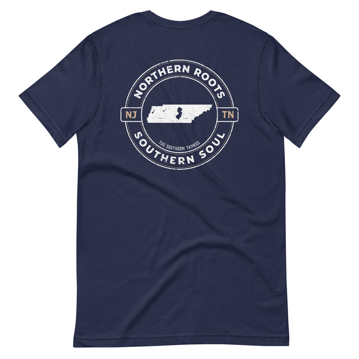 Tennessee with New Jersey Roots Tee - The Southern Yankee