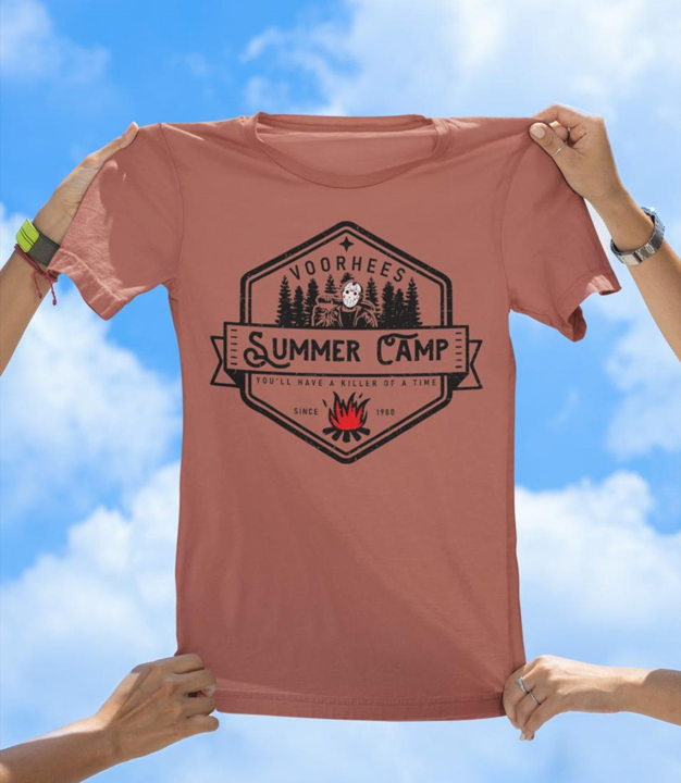 Voorhees Summer Camp T-Shirt | Killer Horror Parody Tee - The Southern Yankee