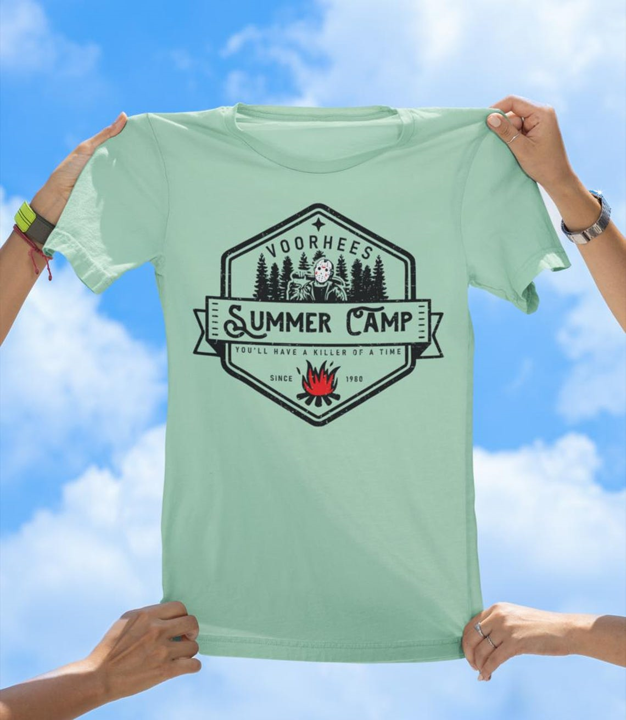 Voorhees Summer Camp T-Shirt | Killer Horror Parody Tee - The Southern Yankee