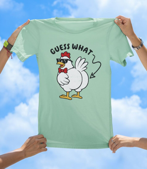 Guess What Chicken Butt T-Shirt | Funny Farm Animal Pun Tee - The Southern Yankee