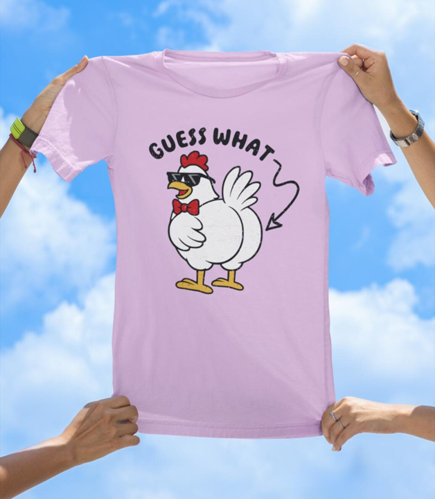 Guess What Chicken Butt T-Shirt | Funny Farm Animal Pun Tee - The Southern Yankee