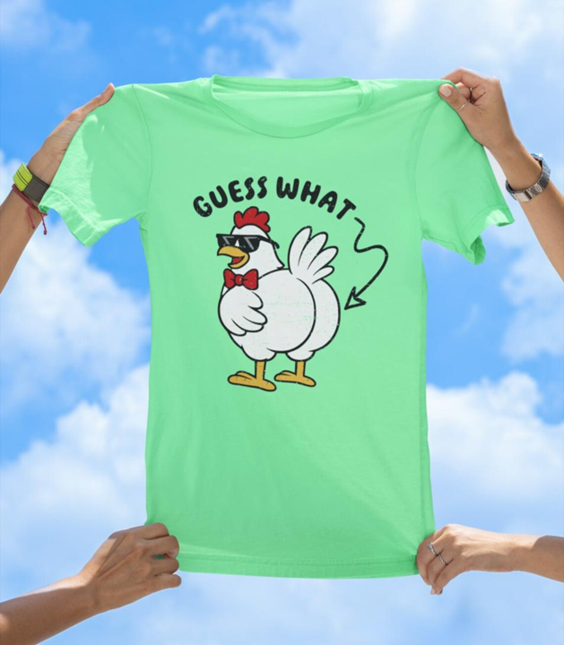 Guess What Chicken Butt T-Shirt | Funny Farm Animal Pun Tee - The Southern Yankee
